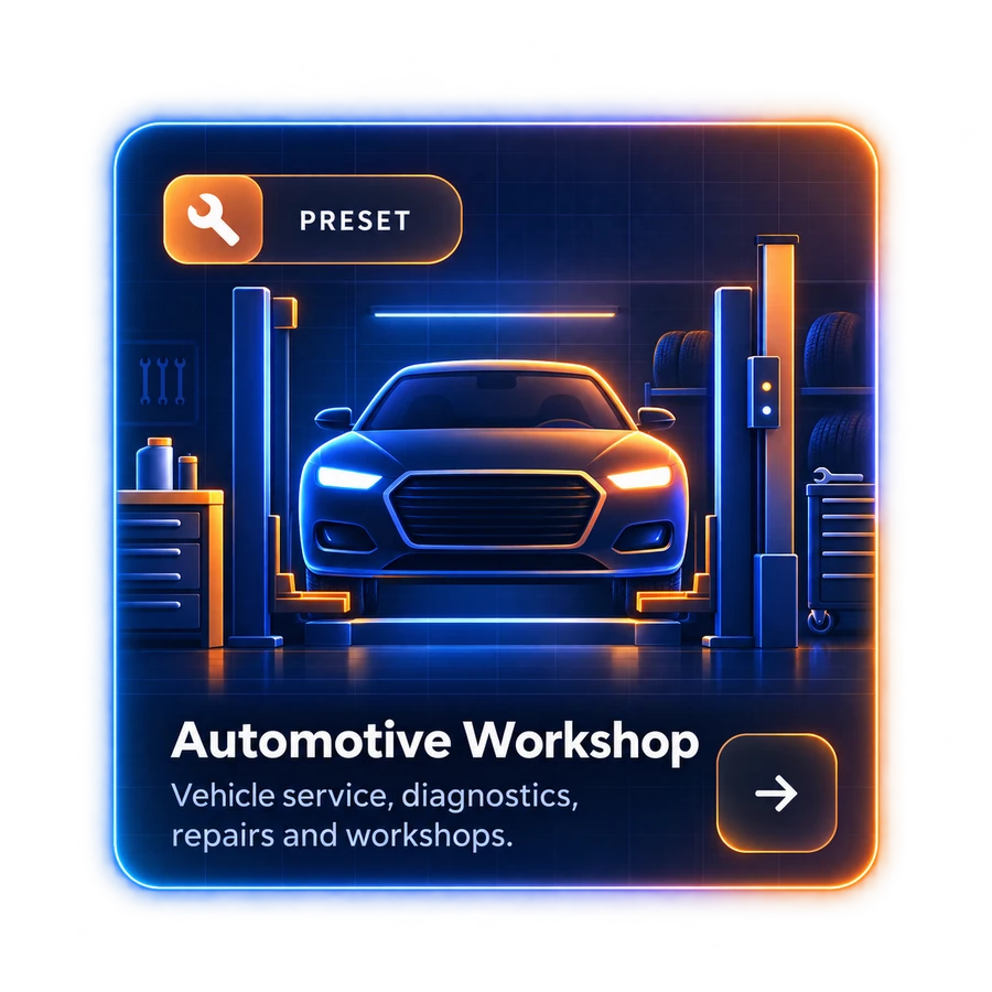 Automotive Workshop ForgeRate preset