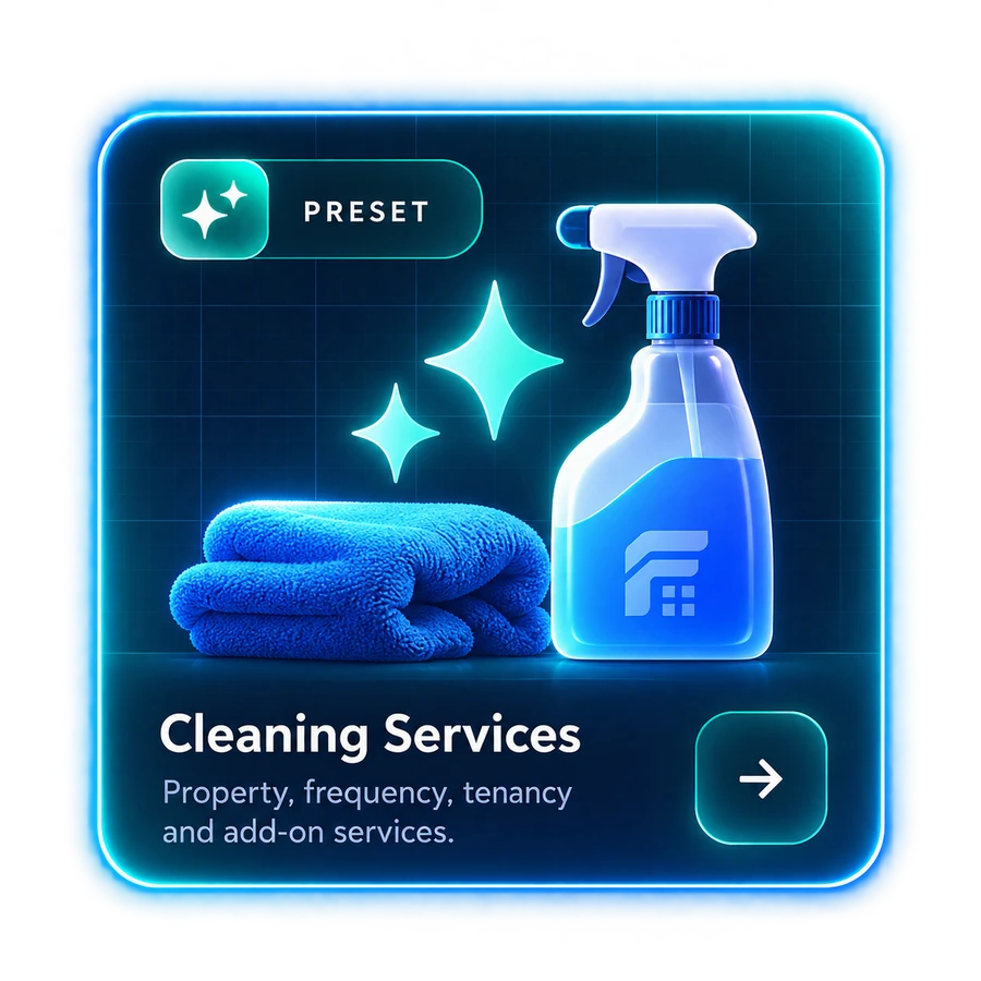 Cleaning Services ForgeRate preset